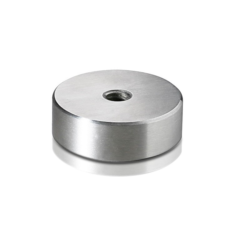 3/8-16 Threaded Barrels Diameter: 1 1/2'', Length: 4'',  Stainless Steel 304, Polished [Required Material Hole Size: 3/8'' ]